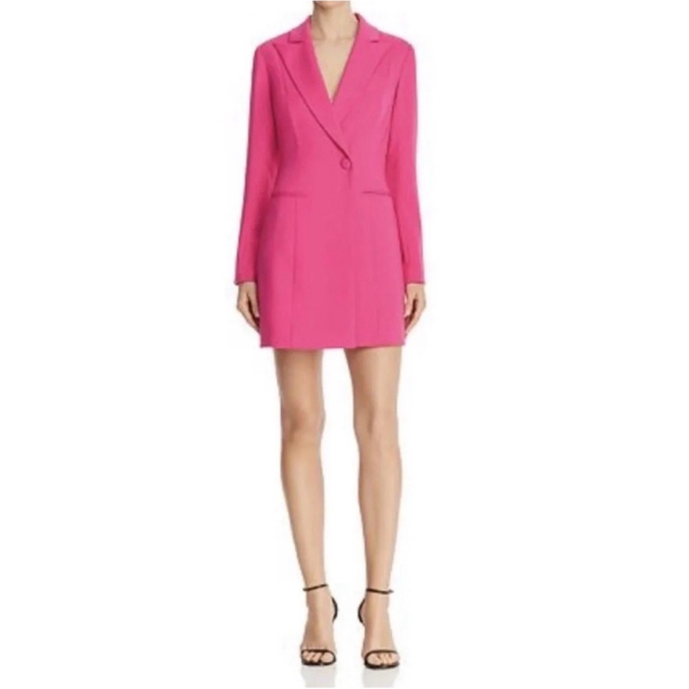 JAY GODFREY Bright Fuchsia Blazer Dress Size 4
